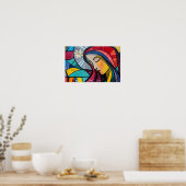 Verletzungen von Virgin Mary Poster (Küche)