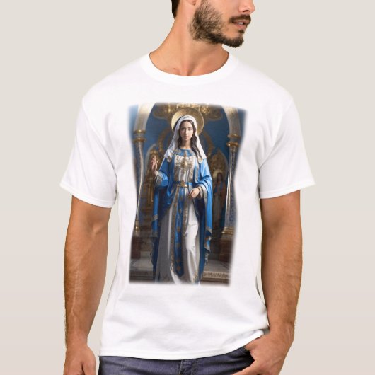 Verletzungen von Virgin Mary T-Shirt (Vorderseite)