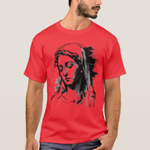 Verletzungen von Virgin Mary T-Shirt