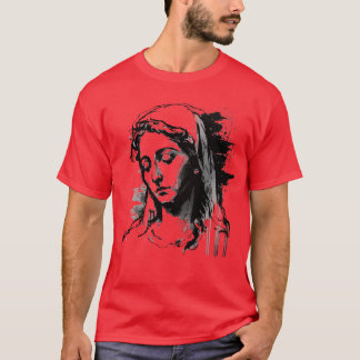 Verletzungen von Virgin Mary T-Shirt