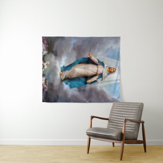 Verletzungen von Virgin Mary Wandteppich (Beispiel (Horizontal))