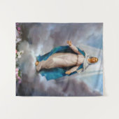 Verletzungen von Virgin Mary Wandteppich (Vorderseite (Horizontal))