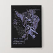 Verleugnete Szenarienansicht - Techno-Goth Streetw Button (Vorderseite)