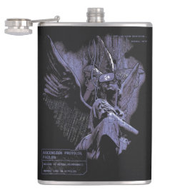 Verleugnete Szenarienansicht - Techno-Goth Streetw Flachmann