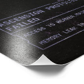 Verleugnete Szenarienansicht - Techno-Goth Streetw Fotodruck (Ecke)