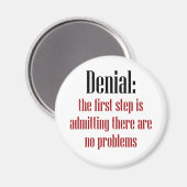 Verleugnung Magnet (Vorderseite/Rückseite)