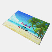 Verleumde es und liebe es! fußmatte (Schrägansicht)