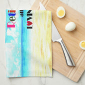 Verleumde es und liebe es! geschirrtuch (Viertel Falte)