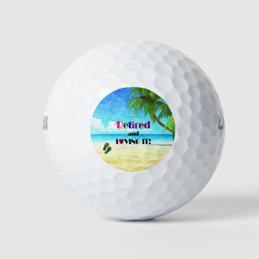 Verleumde es und liebe es! golfball (Vorderseite)