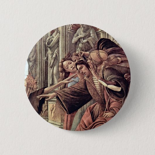 Verleumdung durch Botticelli Sandro (beste Button (Vorderseite)