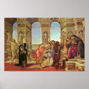 Verleumdung von Apelles durch Botticelli Sandro Poster