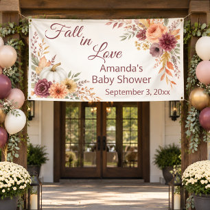 Verlieb dich Baby Shower Banner
