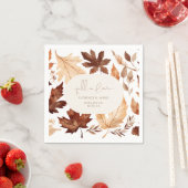Verlieb dich Baby Shower Party  Serviette (Beispiel)