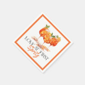 Verlieb dich beim ersten Spritz Modern Citrus Serviette (Ecke)
