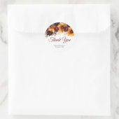Verlieb dich Rund Sticker (Tasche)