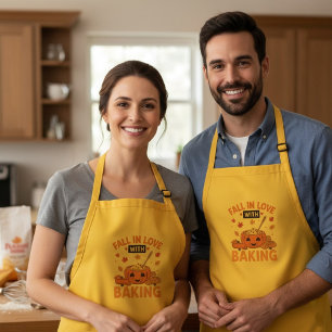 Verliebe dich in das Backen von Kürbisgewürz - Bac Schürze