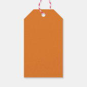 Verliebe dich in die herbstliche rustikale Kürbis- Geschenkanhänger (Rückseite)