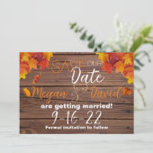 Verliebe dich und halte das Datum fest Save The Date (Stehend Vorderseite)