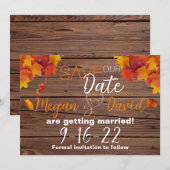 Verliebe dich und halte das Datum fest Save The Date (Vorne/Hinten)