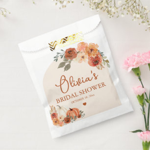 Verlieben Sie sich in Boho Terrakotta-Kürbis-Hochz Geschenktütchen