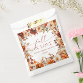 Verlieben Sie Sich Rustikale Burgunderrote Florale Geschenktütchen (Versiegelt)