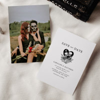 Verliebte bis in den Tod Skelette & Rosen Hochzeit