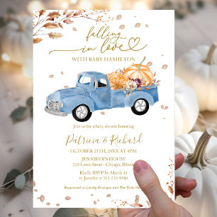 Verliebte Budget-Baby-Shower-Einladungen Flyer