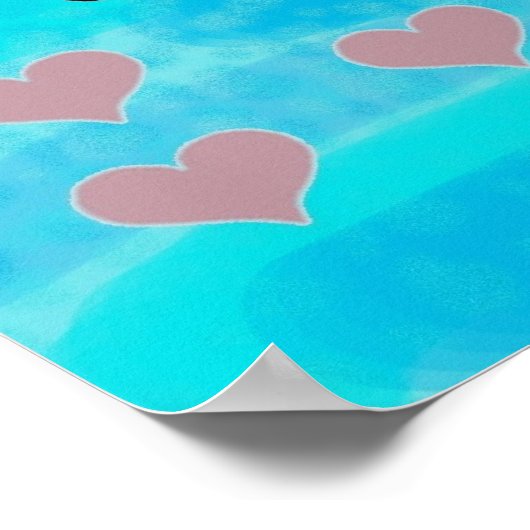 Verliebte Fische Poster (Ecke)