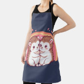 Verliebte Igel – Niedliches Umarmungs-Design Schürze (InSitu)