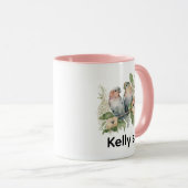 Verliebte in Pastell-Wasserfarben Tasse (VorderseiteRechts)