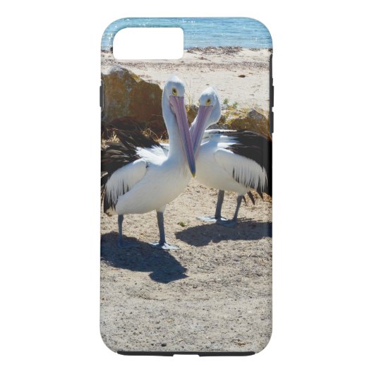 Verliebte Pelikane, Case-Mate iPhone Hülle (Rückseite)