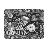 VERLIEBTE UNTER DER IVY, SCHWEETHEART SKELETONS EM MAGNET (Horizontal)