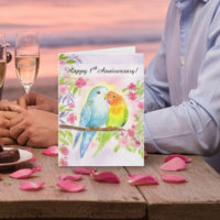 Verliebte zum 1. Hochzeitstag