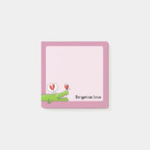 Verliebter Alligator Post-it Klebezettel (Vorderseite)
