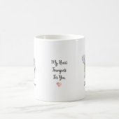 Verliebtes Elefantenpaar Kaffeetasse (Mittel)