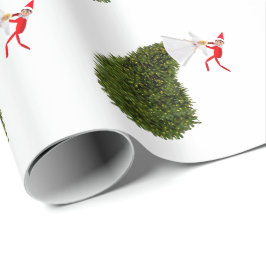 Verliebtes Elfengeschenkpapier Geschenkpapier