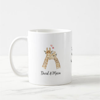 Verliebtes Giraffenpaar Kaffeetasse