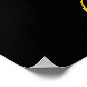 Verliebtes Poster - schwarz (Ecke)