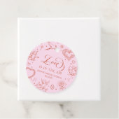 Verliebtsein liegt in der Luft Valentinstag Brautp Geschenkanhänger (Beispiel)