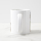 Verliefd fubby poppetje dat hart heeft geschilderd Jumbo-Tasse (Rückseite)