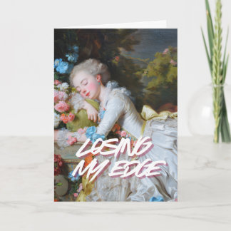 "Verliere meinen Biss" Kunst-Grußkarte Feiertagskarte