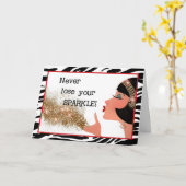 "Verliere nie deinen SPARKLE!" Karte (Gelbe Blume)