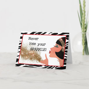 "Verliere nie deinen SPARKLE!" Karte