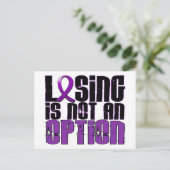 Verlieren ist keine Option Lupus Postkarte (Stehend Vorderseite)