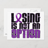 Verlieren ist keine Option Lupus Postkarte (Vorne/Hinten)