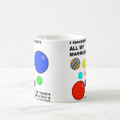 Verlieren meiner Marmor-lustigen Tasse (Mittel)