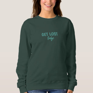 Verlieren Sie den Logostopfen Sweatshirt