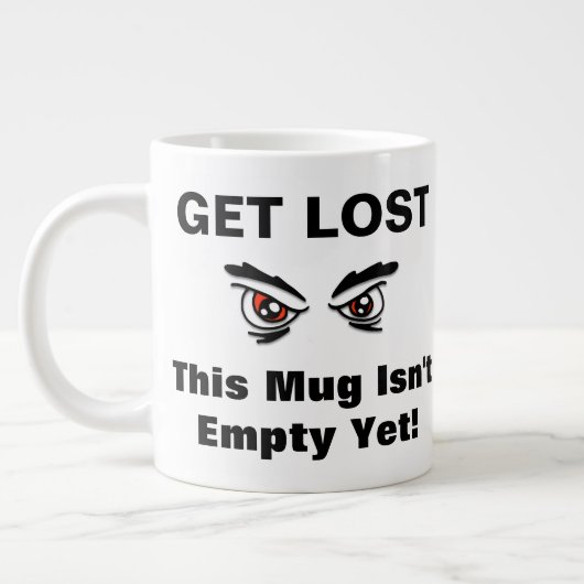 Verlieren Sie die große Tasse des Kaffees (Links)