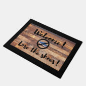 Verlieren Sie die Schuhe Türmatte! Fußmatte (Schrägansicht)