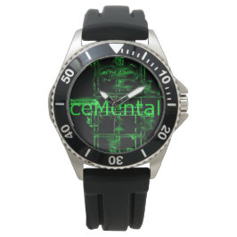 Verlieren Sie die Zeit mit dieser ceMental Uhr! Armbanduhr